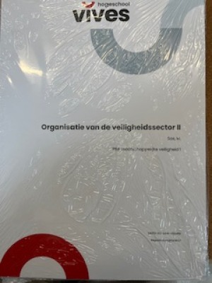 Organisatie in de veiligheidssector II