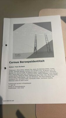 cursus: beroepsidentiteit
