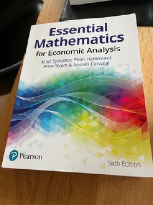 essential mathematics for economic analysis 6th edition