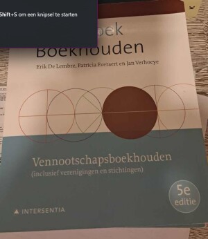 Handboek Boekhouden - Vennootschapsboekhouden - 5de editie