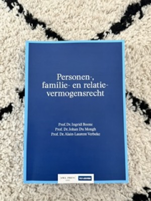 Personen-familie- en relatievermogensrecht
