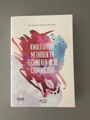 Kwalitatieve methoden en technieken in de criminologie