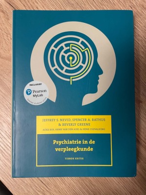 Psychiatrie in de verpleegkunde