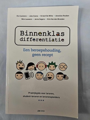 Binnenklas differentiatie - Een beroepshouding, geen recept