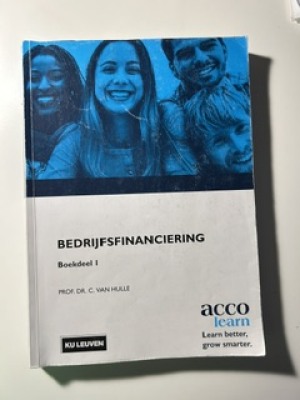 Bedrijfsfinanciering boekdeel 1
