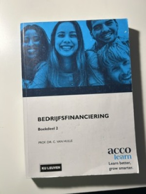 Bedrijfsfinanciering Boekdeel 2