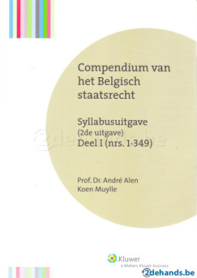 Compendium Belgisch staatsrecht DEEL 1 & 2