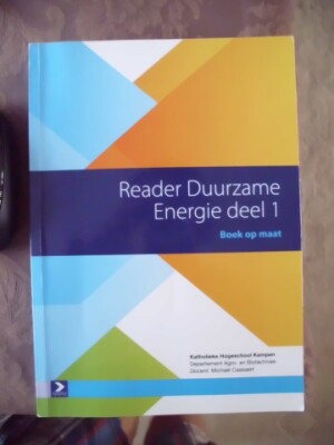 Reader Duurzame energie deel 1