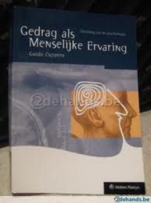 Gedrag als menselijke ervaring