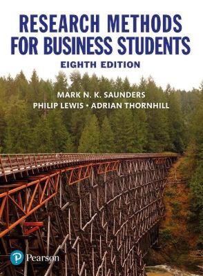 Research Methods For Business Students (8th edition)