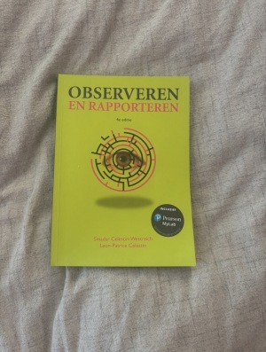 Observeren en rapporteren 4e editie