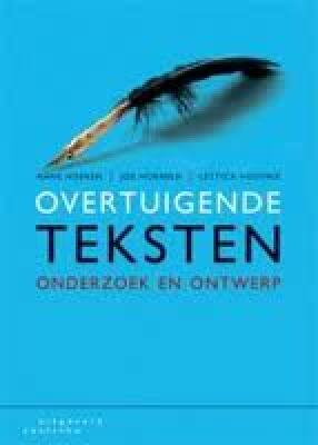 Overtuigende teksten. Onderzoek en ontwerp.