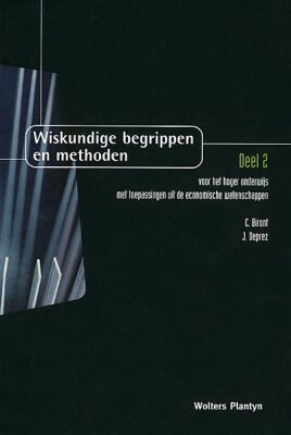 Wiskundige begrippen en methoden Deel 2