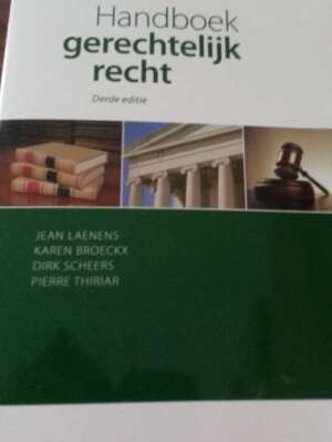 Handboek gerechterlijk recht Derde editie