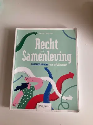 Recht in de samenleving: juridisch kompas voor welzijnswerk