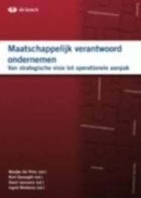Maatschappelijk verantwoord ondernemen - Van strategische visie tot operationele aanpak