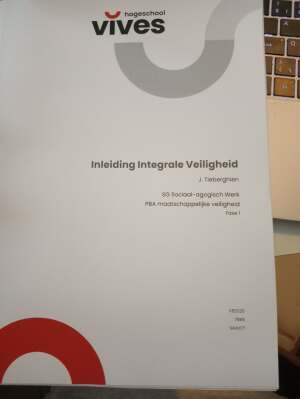 Cursus 'Inleiding Integrale Veiligheid'