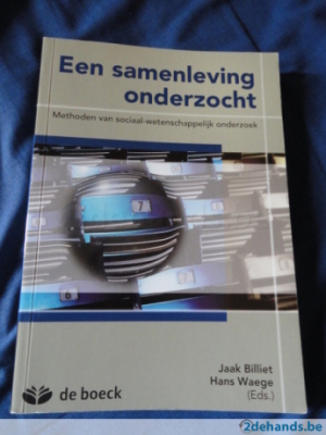 Een samenleving onderzocht
