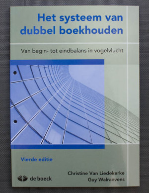 Het systeem van dubbel boekhouden.