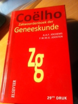Coëlho Zakwoordenboek der geneeskunde, 29ste druk