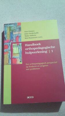 Handboek orthopedagogische hulpverlening 1