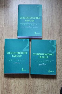 Studentencodex Larcier 2012‐2013 (3 delen)