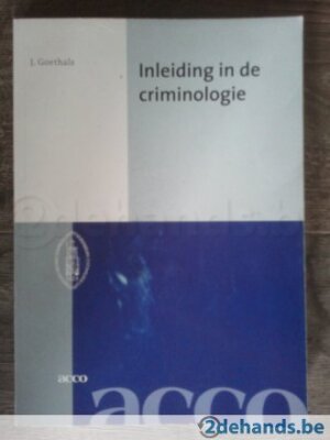 Inleiding tot de criminologie