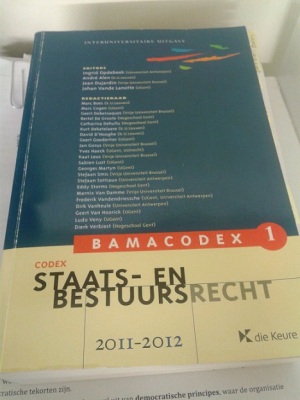 Bama Codex 1 staats- en bestuursrecht