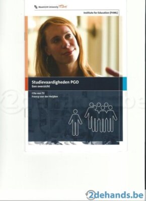 Studievaardigheden PGO, een overzicht