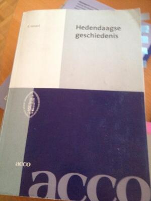Hedendaagse geschiedenis