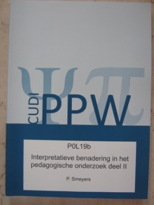 Interpretatieve benadering in het pedagogische onderzoek deel II
