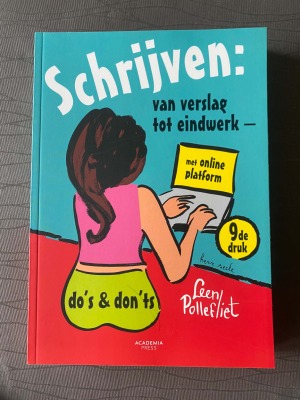 Schrijven: van verslag tot eindwerk