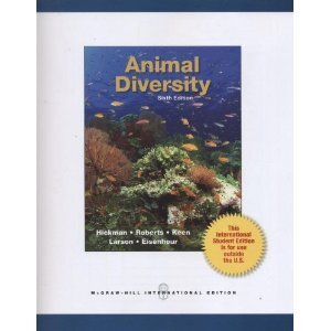 Animal diversity (sixth edition) McGraw -Hill intrenational edition