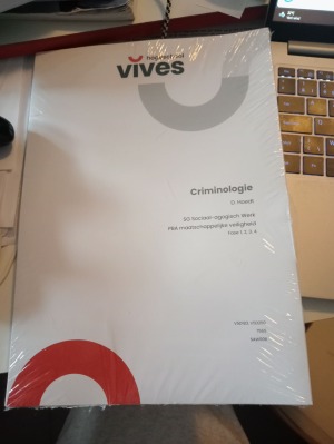 Cursus 'Criminologie'