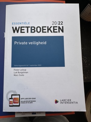 Wetboek private veiligheid
