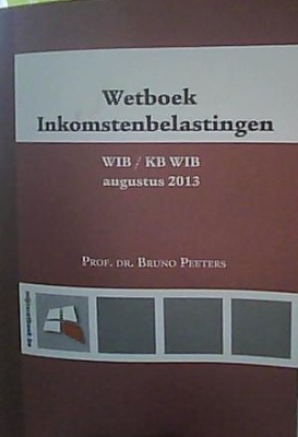 Wetboek Inkomstenbelastingen augustus 2013