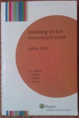 Inleiding tot het Economisch Recht