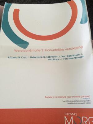 Wereldoriëntatie 2: Inhoudelijke verdieping.
