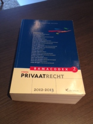 Bamacodex 2 - Privaatrecht 2012-2013
