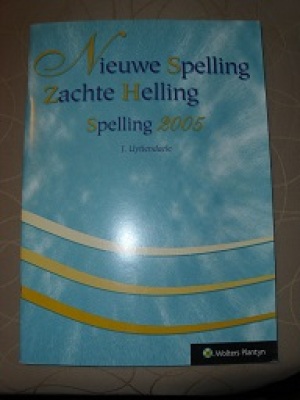 Nieuwe spelling zachte helling