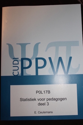 Statistiek voor pedagogen deel 3