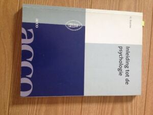 Inleiding tot de Psychologie