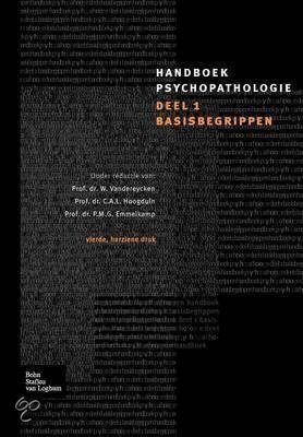 Handboek Psychopathologie Deel 1 Basisbegrippen