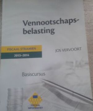 Vennootschapsbelasting - basiscursus 2013-2014