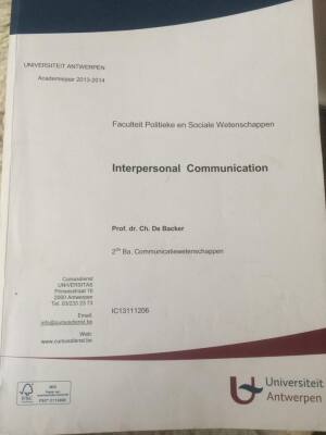 Interpersonal Communication