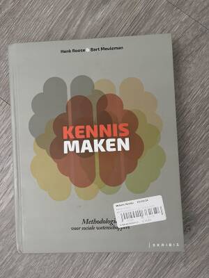 Kennis maken - Methodologie voor sociale wetenschappen