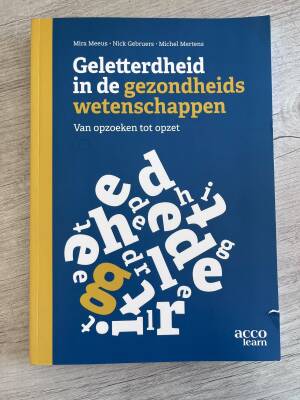 Geletterheid in de gezondheidswetenschappen