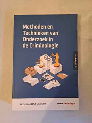 Methoden Technieken van Onderzoek de Criminologie
